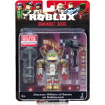 Figurina ROBLOX Core S7 - Brainbot 3000 ROB0302, 6 ani+, argintiu-auriu