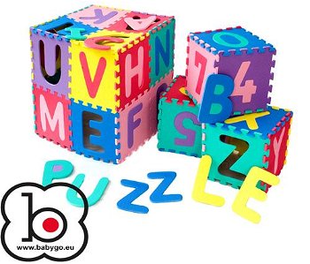 BabyGo - Salteluta de joaca puzzle cu cifre si litere