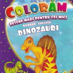 Carte de colorat Dinozauri, 