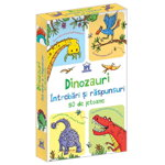 Dinozauri - Intrebari si raspunsuri - 50 de Jetoane, DPH, 2-3 ani +, DPH