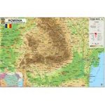 Harta Romania 70x100 cm fizico-geograficaadministrativa, Aquila