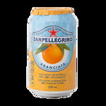 Bautura carbogazoasa San Pellegrino, portocale 0.33 l doza