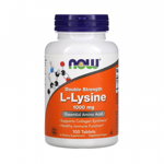 L-Lysine, (Lizina), 1000mg, Now Foods, 100 tablete