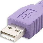 Goobay USB - Adaptor PS/2 violet (68918), Goobay