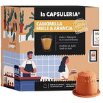 Ceai de musetel cu miere si portocale, 10 capsule compatibile Nespresso, La Capsuleria