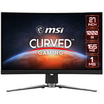 Monitor gaming, MSI, MPG ARTYMIS 273CQR, 27", VA, WQHD, Freesync Premium, HDMI, DisplayPort, USB, Negru