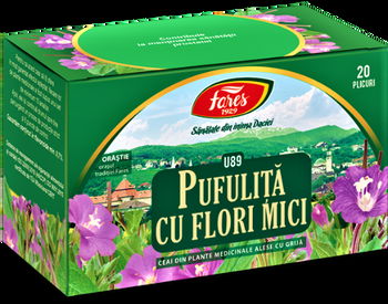 Fares ceai de pufulita cu flori mici - 20 plicuri, Fares