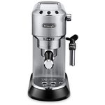 Espressor DeLonghi manual Dedica Style EC 685, 1300 W, 15 Bar, 1.1 l, Slim, Inox