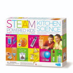 Kit stiintific - Stiinta din bucatarie, STEAM Kids, plastic, 4M, +8 ani