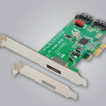 Placa PCIe, Dawicontrol, 500 MB/s, 2xSATA III/1x eSATA