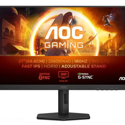 Monitor 27 inch AOC Q27G4XF 2560 x 1440, 180 Hz