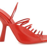 Ferragamo Salvatore Sandals With Ultra-Fine Mini Straps FLAME RED