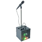 Set Karaoke Boxa Stativ Microfon Negru, Party