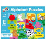 Set 26 de puzzle-uri Alfabet (2 piese) Galt, Galt