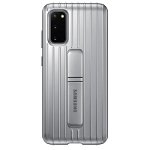 Husa Cover Hard Samsung Standing pentru Samsung Galaxy S20 Argintiu, Samsung