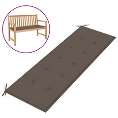 vidaXL Pernă de bancă de grădină gri taupe, 150x50x4 cm, textil oxford, vidaXL