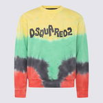 DSQUARED2 DSQUARED2 MULTICOLOR COTTON SWEATSHIRT Yellow/Green/Black/Red, DSQUARED2