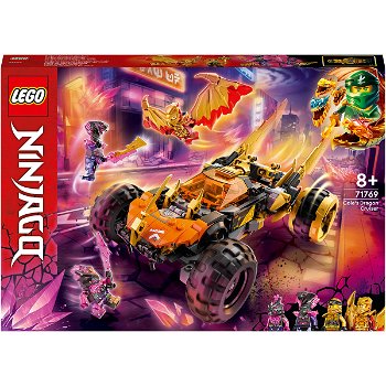 LEGO® NINJAGO® - Mașina-dragon a lui Cole 71769, 384 piese, LEGO