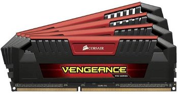 Memorii Corsair Vengeance Pro Red 32GB(4x8GB), DDR3-1600MHz, CL9, Quad Channel