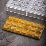 Tablete Ciocolata 15.4 x 7.7 x H 0.9 cm - Matrita policarbonat Lego, 3 cavitati