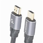 Cablu HDMI Gembird CCBP-HDMI-1M, premium, conectori auriti, rezolutie maxima 4K (3840 x 2160) la 60 Hz, 2 m (Negru), Gembird