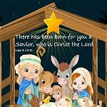 Advent Coloring Calendar with Scriptures There has Been Born for You a Savior Who is Christ the Lord. Luke 2: 10-11: Christmas Advent Activity Book - Busy Hands Books, Busy Hands Books