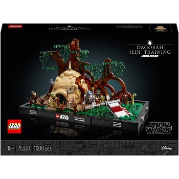 LEGO® Star Wars™ - Diorama antrenamentului Jedi™ de pe Dagobah™ 75330, 1000 piese, Lego