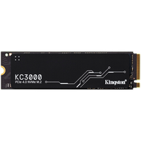KINGSTON KC3000 1024GB SSD, M.2 2280, PCIe 4.0 NVMe, Read/Write 7000/6000MB/s, Random Read/Write: 900K/1000K IOPS, KINGSTON