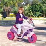 Motocicleta electrica Peg Perego Flower Princess 6V 2 ani + rozmov, PEG-PEREGO