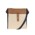 Geanta crossbody albastru inchis & crem M&Co