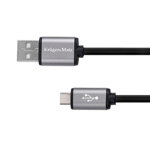 Cablu USB - micro USB 1.8m BASIC Kruger&Matz, KRUGER and MATZ