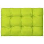 Perna de paleti vidaXL, verde aprins, 120x80x12 cm, material textil, 2.85 kg