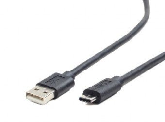 Cablu date USB-A 2.0 - USB-C T/T  Cablexpert CCP-USB2-AMCM-1M  1 m - Black