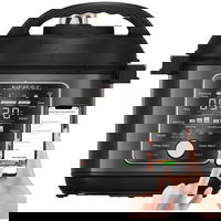 Multicooker Instant Pot Pro Plus 6, 5.7L, 1200 W, 10 Funcții, Ecran tactil mare, Eliberare wireless a presiunii, Aplicație Instant Brands Connect (Negru)