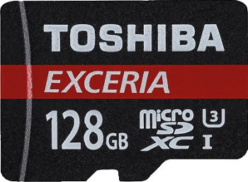 Card memorie Toshiba Exceria Micro SDXC 128GB UHS-I U3 + Adaptor SD