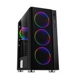 Case miditower atx w/o psu/spcs-gc-rainbow spacer