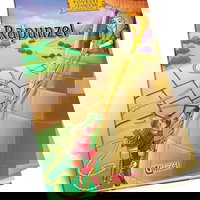 Carte de colorat cu poveste A4 engros pentru copii. Rapunzel, 