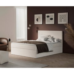 Pat Tip Boxspring, 160/200 cm, crem, P & B