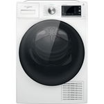 Uscator de rufe Supreme Silence W6D84WBEE, Pompa de caldura, 8 kg, Clasa A+++, FreshCare+, 6th Sense, Display, Alb, WHIRLPOOL