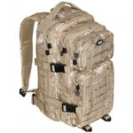 Rucsac modular Assault, 30 litri, multiple buzunare, compatibil sistem hidratare, camuflaj vegetato desert MFH