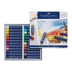 Creioane ulei pastel Faber-Castell, 24 culori/set