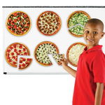 Pizza fractiilor cu magneti, Learning Resources, 6-7 ani +, Learning Resources