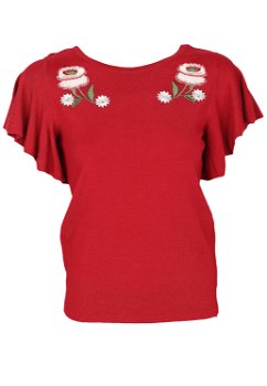 Tricou Orsay Daisy Red