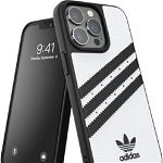 Husa Adidas pentru iPhone 13/13 Pro, Alb/Negru