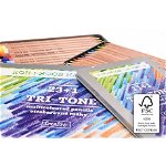
Creioane Tri Tone, 11 Culori si 1 Blender
