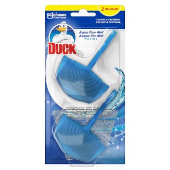 Odorizant toaleta Duck 4 in 1 Aqua Blue, 2buc x 36g
