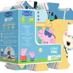 Puzzle spuma Trefl Baby - Peppa Pig Summer, 8 piese