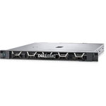 Dell Server DELL PowerEdge R250, Rack 1U, Intel Xeon E-2314 4 C / 4 T, 2.8 GHz - 4.5 GHz, 8 MB cache, 65 W, 16 GB DDR4 ECC, 480 GB SSD, 4 x LFF, 450 W, Fara sistem de operare, Dell