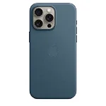 Husa de protectie Apple FineWoven with MagSafe pentru iPhone 15 Pro Max, Pacific Blue