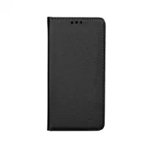 Husa Smart Book Case pentru Samsung A12/M12 cu inchidere magnetica, piele ecologica, Neagra, Oem